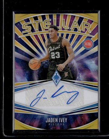 2023-24 Panini Phoenix Stellar Signatures Jaden Ivey #SS-JIV Auto /10