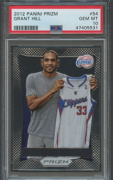 2012 Panini Prizm Grant Hill #54 PSA 10 GEM MT