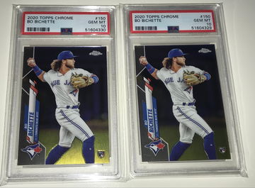 2 - PSA 10 2020 Topps Chrome #150 Bo Bichette Rookie