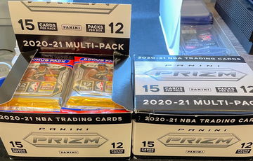 2 Boxes of 2020-21 NBA Prizm Cello Boxes - 12 Packs/box
