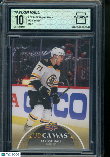 2021-22 Upper Deck UD Canvas Taylor Hall #C7 Arena Club 10