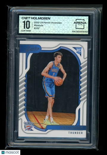 2023 2022-23 Panini Chronicles Absolute Chet Holmgren #102 RC Arena Club 10