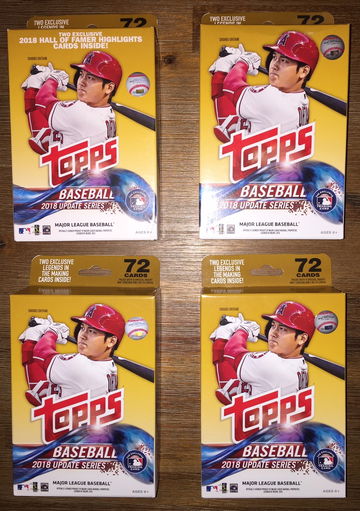 2018 Topps Update Hanger Box (4-lot)
