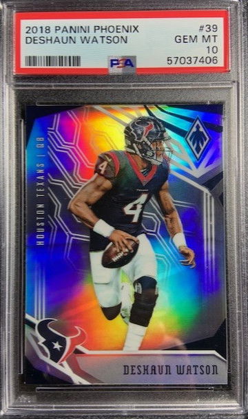 2018 Panini Phoenix #39 Deshaun Watson PSA 10 Gem Mint Houston Texans