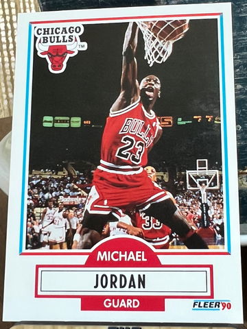 Two (2) 1990 Fleer #26 Michael Jordan ICONIC card HOF Chicago Bulls HOF 🐐 🔥 ⬆️ 