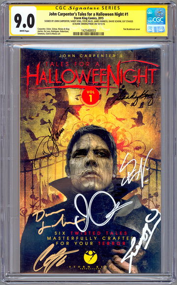 JOHN CARPENTER'S TALES FOR A HALLOWEEN NIGHT #1 CGC-SS 9.0 *7X SIGNATURES* 2015