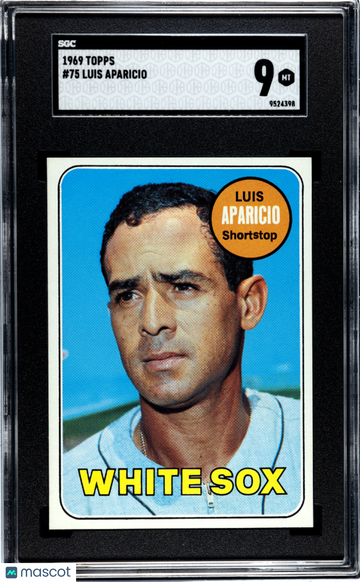 1969 Topps Luis Aparicio #75 SGC 9