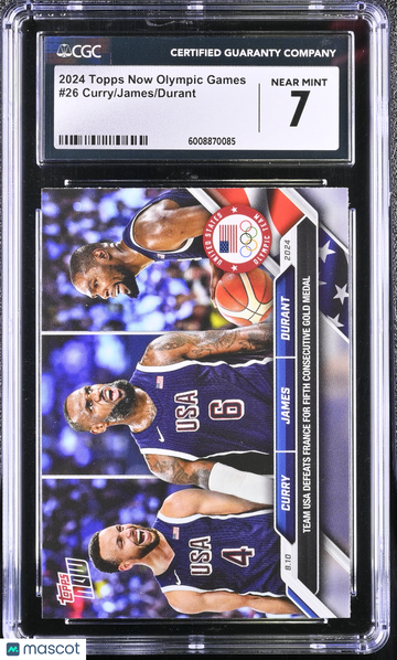 2024 Topps Now Olympic Games #26 CGC 7