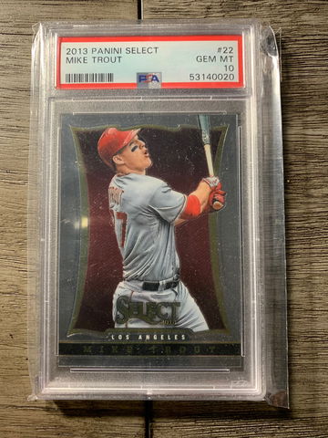 2013 Panini Select Mike Trout PSA 10