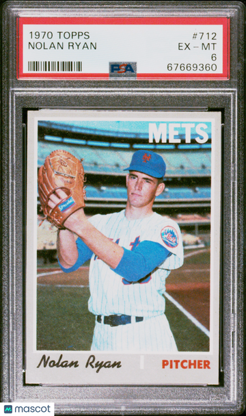 1970 Topps Nolan Ryan #712 PSA 6