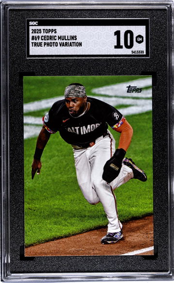2025 Topps #69 Cedric Mullins True Photo Variation SGC 10