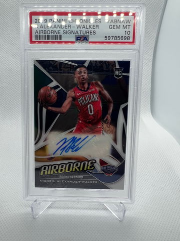 2019 Panini Chronicles Nickeil Alexander-Walker RC Auto PSA 10