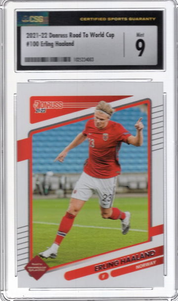 2021-22 Donruss Road to World Cup Erling Haaland 9
