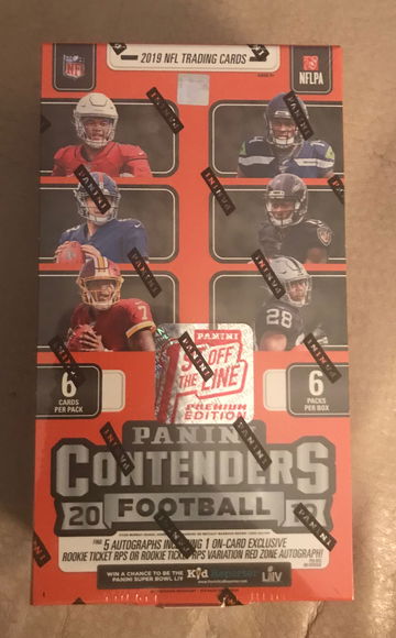 2019 Panini Contenders Football FOTL Sealed Box