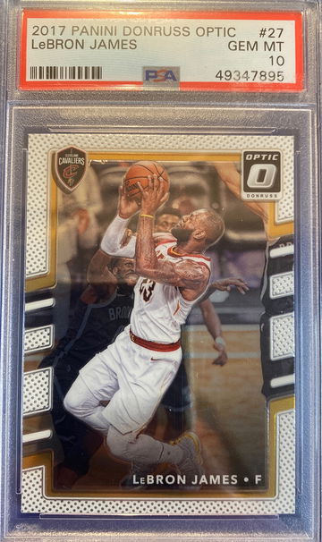 2017 Panini Donruss Optic LeBron James - PSA 10
