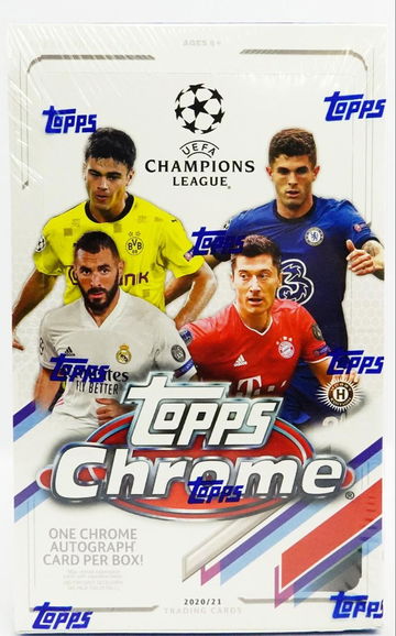 2020-21 Topps UEFA Champions League Chrome Soccer Hobby Box