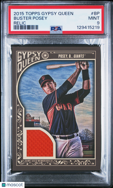 2015 Topps Gypsy Queen Relics Buster Posey #BP PSA 9