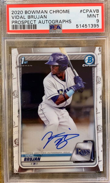 Bowman Chrome Auto- Vidal Brujan 