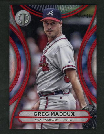 Topps 68 Greg Maddux Red Atlanta Braves