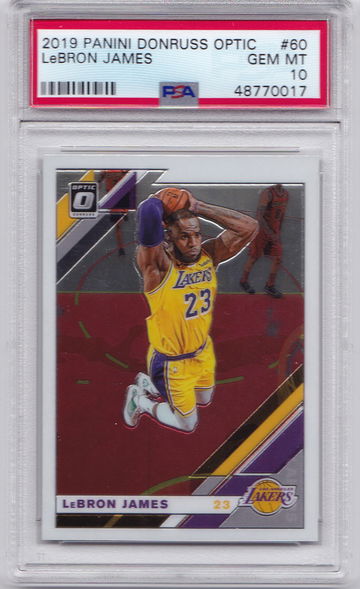 LeBron James 2019 Optic PSA 10