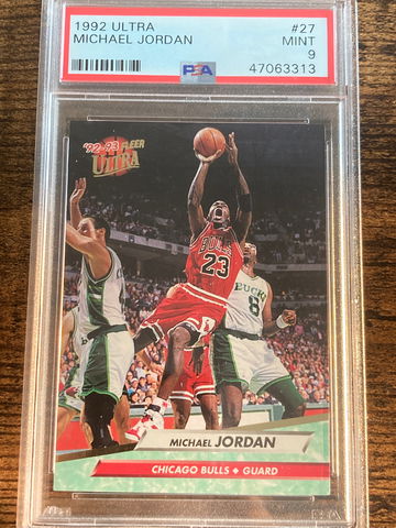 1992-93 Fleer Ultra Michael Jordan #27 PSA 9 MINT HOF