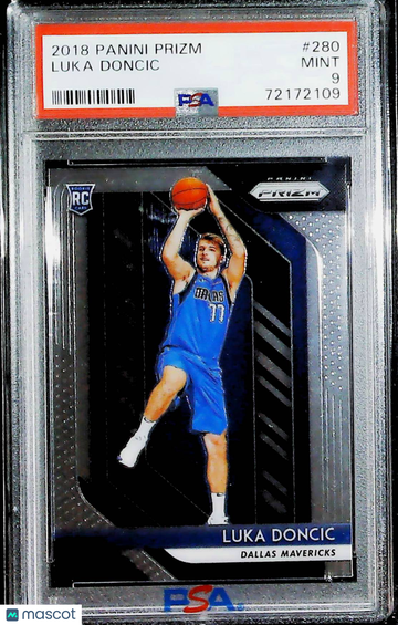 Luka Doncic 2018-19 Panini Prizm #280 PSA 9 MINT Rookie RC