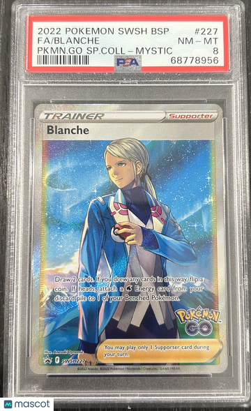 2022 Pokemon Swsh Black Star Promo Blanche Fa Pkmn.Go SP.Coll-Mystic PSA 8 #227