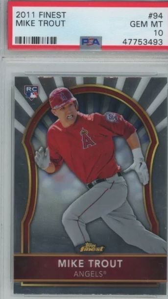 Mike Trout Finest Rookie
