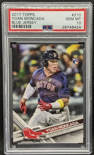 2017 Topps Yoan Moncada #210 PSA 10