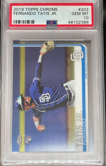 PSA 10 2019 Topps Chrome Fernando Tatis Jr #203