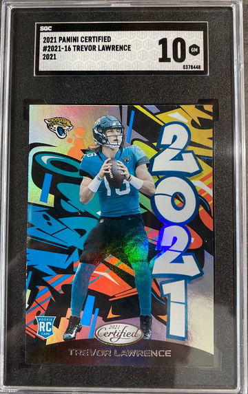 SGC 10 2021 Certified Trevor Lawrence Graffiti