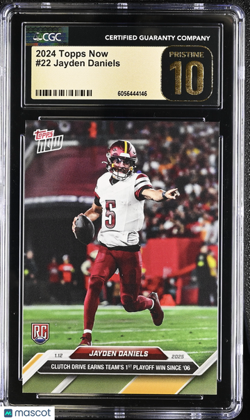 2024 Topps Now Jayden Daniels #22 CGC 10