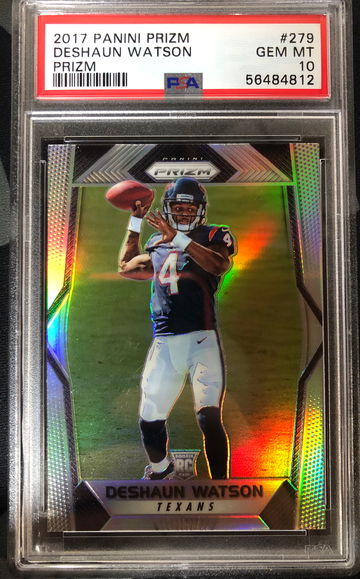 2017 Deshaun Watson Prizm Silver RC PSA 10
