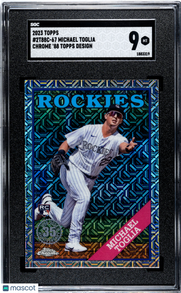 2023 Topps Michael Toglia #2T88C-67 CHR. '88 SGC 9