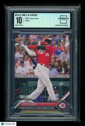 2023 Topps Now Elly De La Cruz #400 Call-Up Arena Club 10