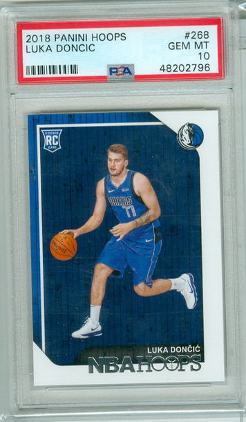Luka Doncic 2018 NBA Hoops #268 PSA 10 Rookie RC