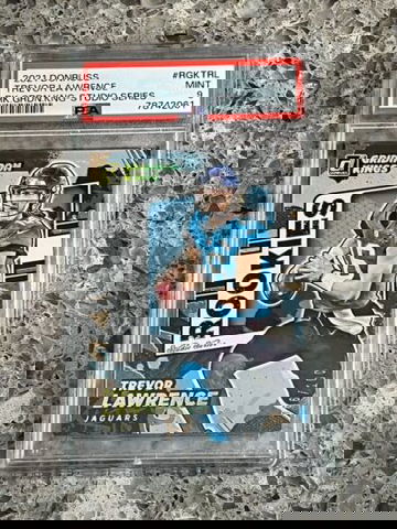 Trevor Lawrence 2021 Donruss Gridiron Kings Prizm Rookie RC #’d/100 PSA 9 MINT