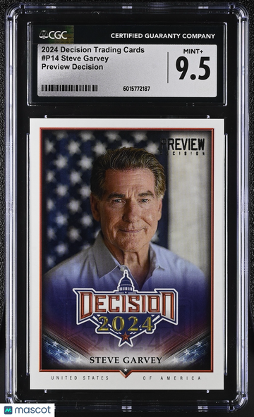 2024 null Steve Garvey #P14 Preview Decision CGC 9.5