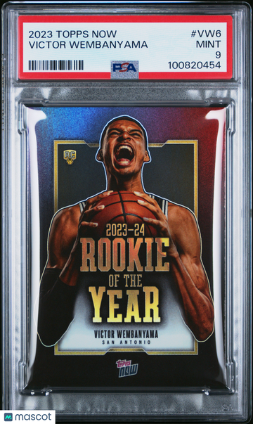 2023 Topps Now Victor Wembanyama #VW6 Rookie PSA 9