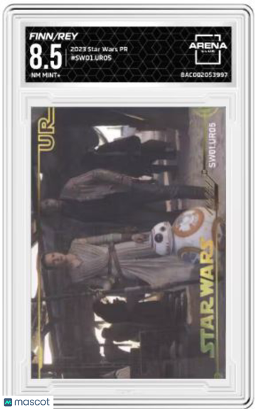 2023 Star Wars PR Finn/Rey #SW01_UR05 Arena Club 8.5