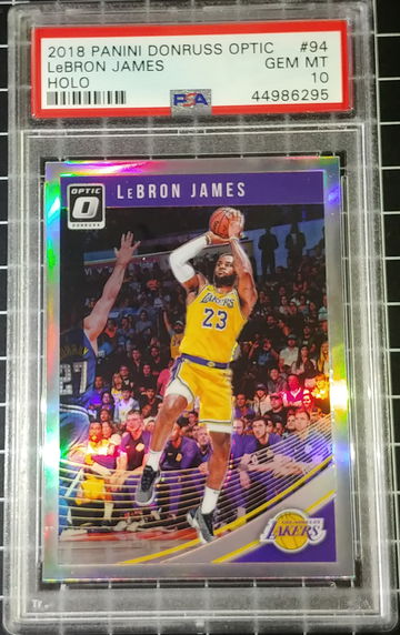 Lebron James 2018 Optic Holo PSA 10