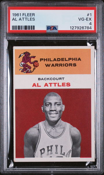 1961 Fleer Al Attles #1 PSA 4