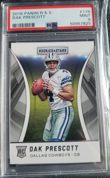 2016 Panini R&S Dak Prescott 179 PSA 9