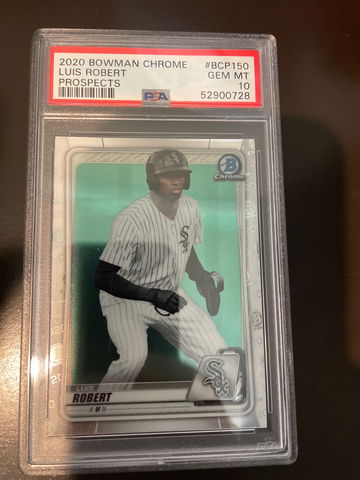 2020 Bowman Chrome Luis Robert Prospects #BCP150 PSA 10