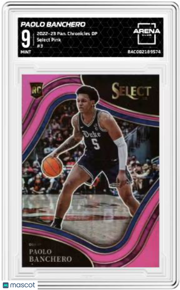 2022-23 Panini Chronicles Draft Picks Paolo Banchero #3 Select Pink Arena Club 9