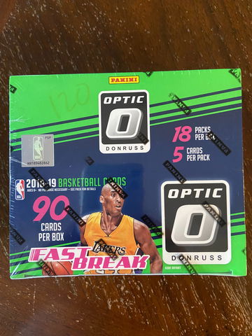 2018 Optic Fast Break Hobby Ships from Canada