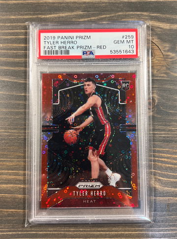 Tyler Herro Red Fast Break Prizm /125
