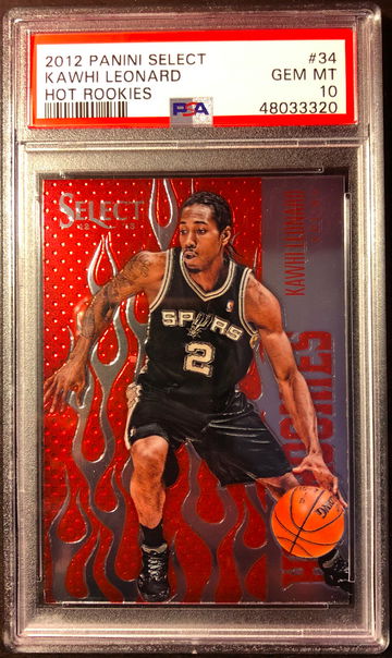 2012 Panini Select #34 Kawhi Leonard HOT ROOKIES PSA 10 GEM MINT ROOKIE RC SPURS