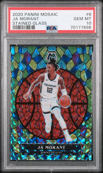 2020 Mosaic Stained Glass Ja Morant PSA 10
