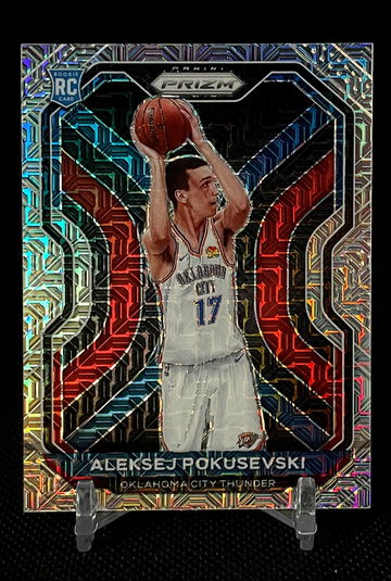 2020-21 Panini Prizm Prizms Mojo #264 Aleksej Pokusevski RC /25